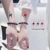Waterproof Minimalist Lightning Temporary Tattoos for Couples - Long-Lasting and Fashionable for Parties