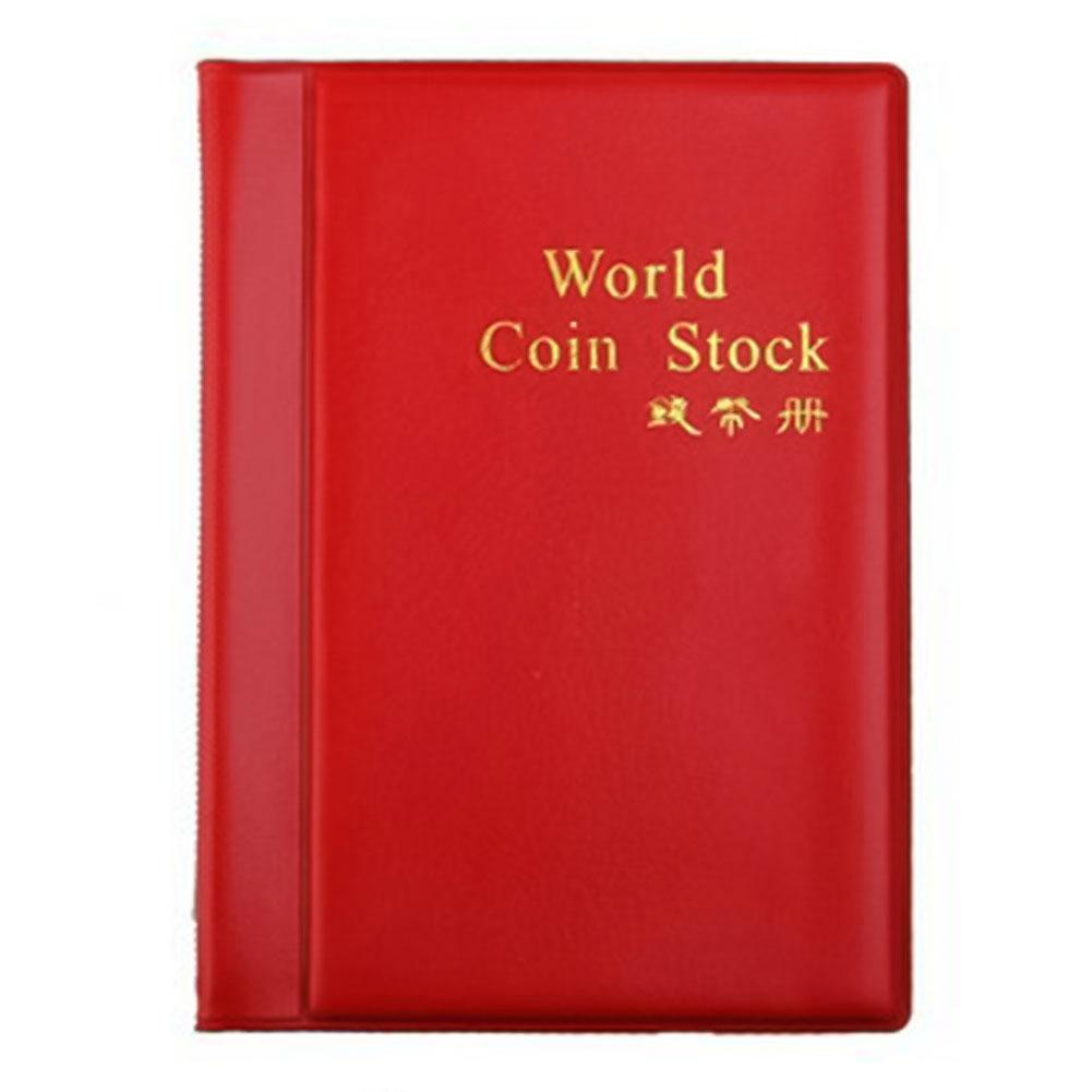 Collection Coin Album 120 Pocket Collection Album Book Collecting Coin Holders Lightweight Storage Penny Money