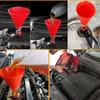 Car Motorcycle Universal Gasoline Oil Filling Funnel Adjustable Width Holding Clamp Engine Oil Filling Set Auto Moto Accessories