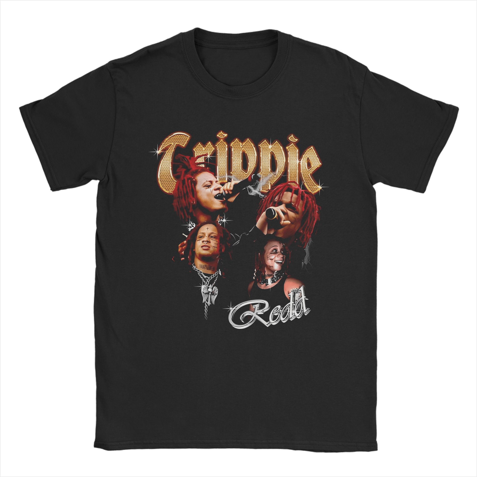 

Harajuku T Shirt Summer Trippies Fashion T-Shirts Red Hair Redds 100 Cotton Tshirt for Man Y2K Fun Cheap Print Short Sleeve T... S разноцветный