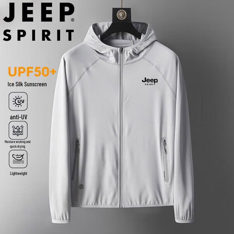 JEEP SPIRIT Men's Summer Outdoor Sun Protection Jacket