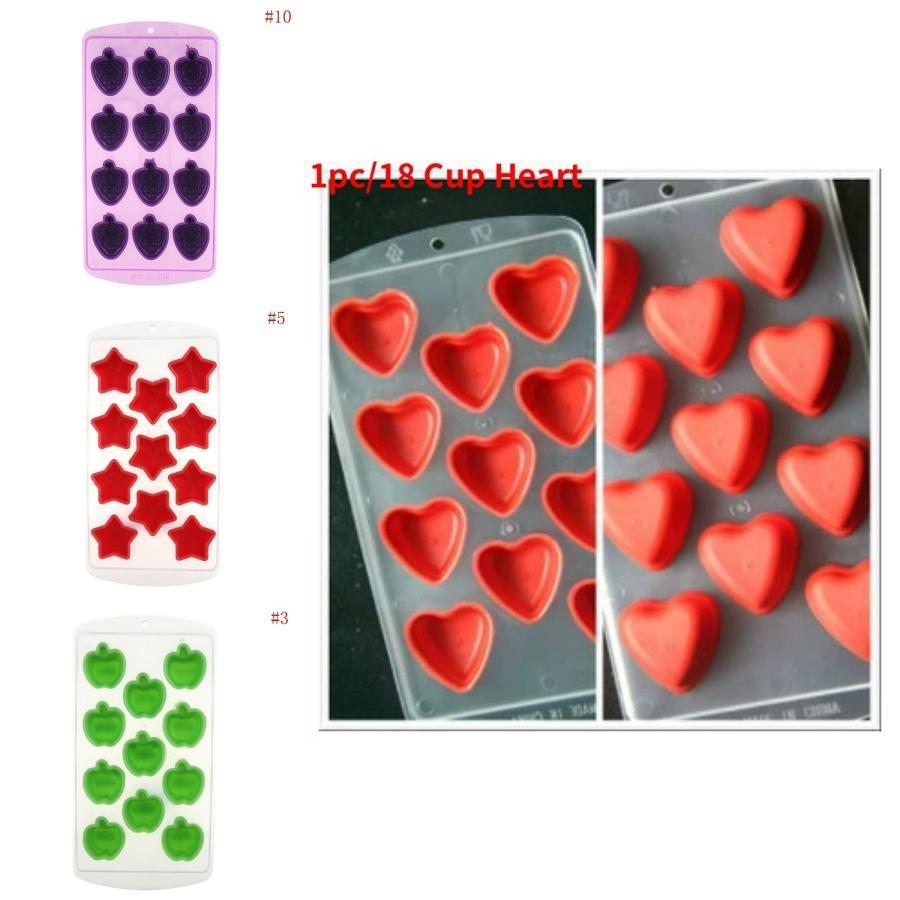 Versatile Silicone Mold For Chocolate Ice Cubes Fondant Soap Jello Candy Molding