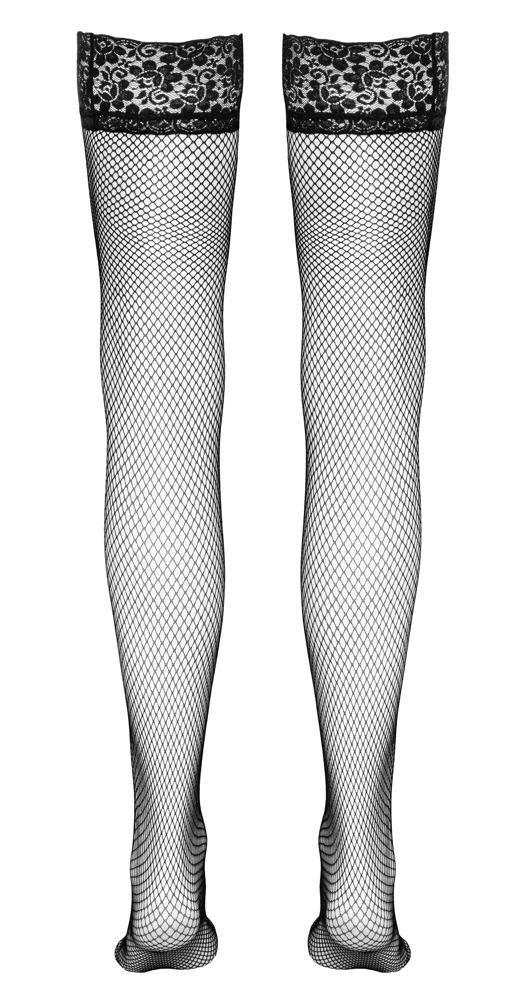 Cottelli LEGWEAR - Sexy Fishnet Stockings with Elegant Lace 8