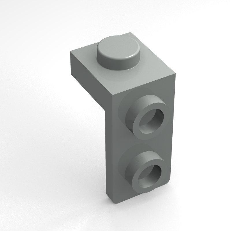 PLATE 1X1, W/ 1.5 PLATE 1X2, DOWNWARDS Compatible 79389 Self-Locking Bricks Building Blocks Toys Accessories