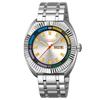 SKMEI 9353 Quartz Movement Stopwatch Alloy Stainless Steel Watch Business Men Wristwatches Clock Waterproof Fashion Male Luxury
