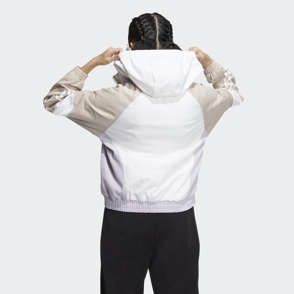 Adidas Focus Woven Jacket With Spliced Contrast Women Jacket Lotus-Pink HY2814