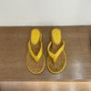 Wedge heel flip-flops shoes summer outer wear slippers 2025 new temperament versatile round head wedge heel high heel sandals women