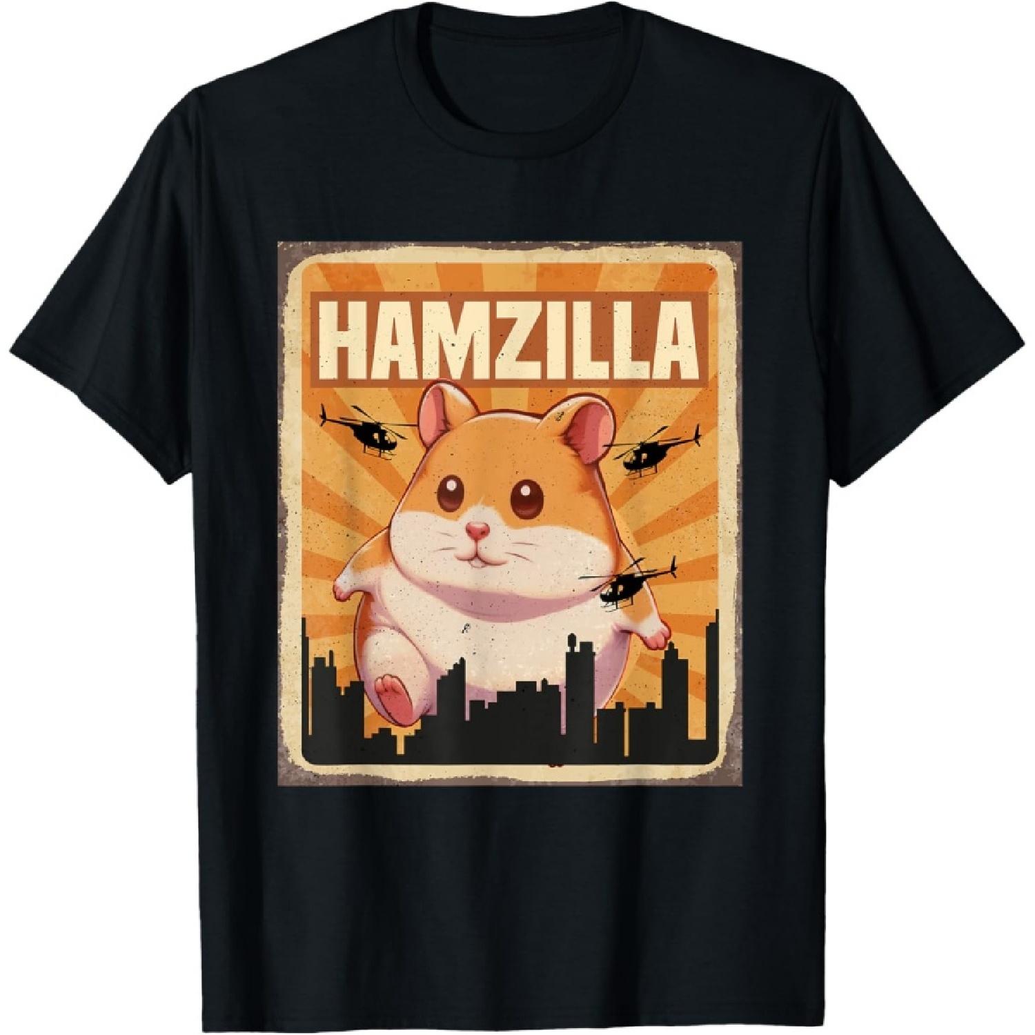 Hamster Hamzilla Japanese Hamster T-Shirt S