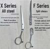 Teddy Dog 6-Inch Stainless Steel Grooming Scissors Set