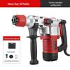 Dual-Use Electric Hammer & Pickaxe: Multi-Function High-Power Impact & Electric Drill for Concrete and Household Use.