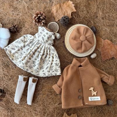 Mini 30cm Doll Clothes Cartoon Doll Dress Fashion 1/6 BJD Doll Outfit Set for 30cm BJD Dolls