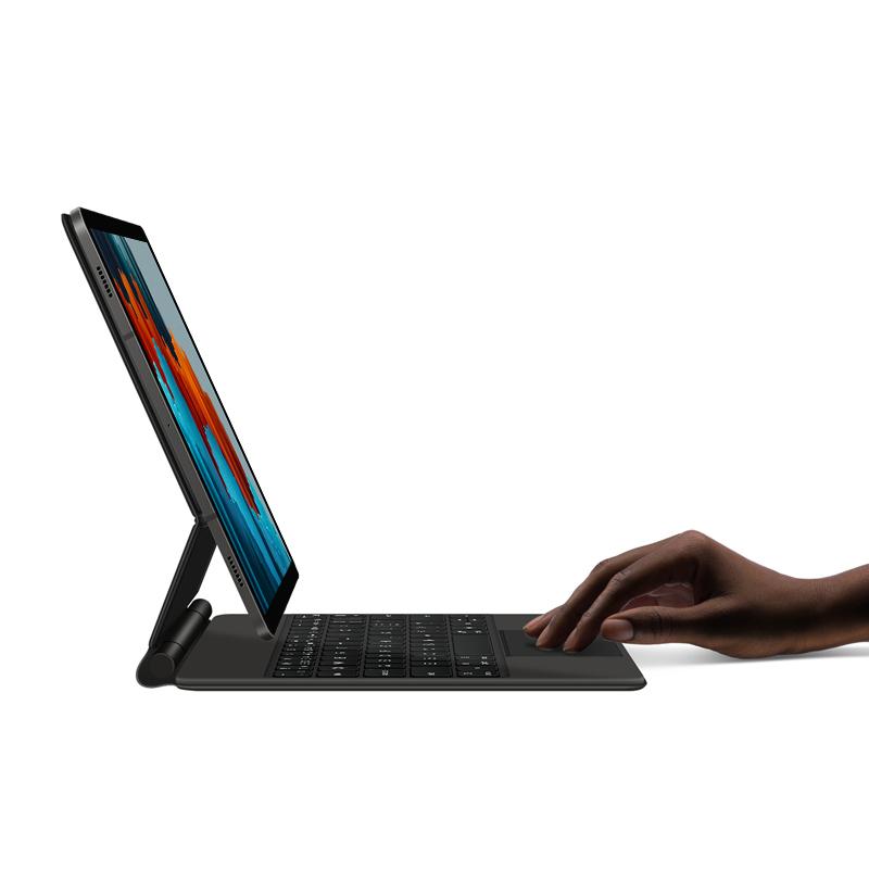 

For Samsung Galaxy Tab S10 FE/S10/S9 FE/S9/S8/S7 Magnetic Floating Bluetooth-Compatible Keyboard+Leather Tablet Case A