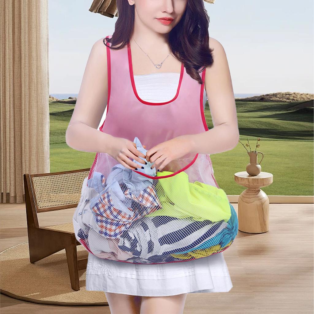 Pevná zástěra s kapsami Vodotěsný prací plášť Skládací bez rukávů Zástěra na sušení prádla pro kuchyň koupelnu