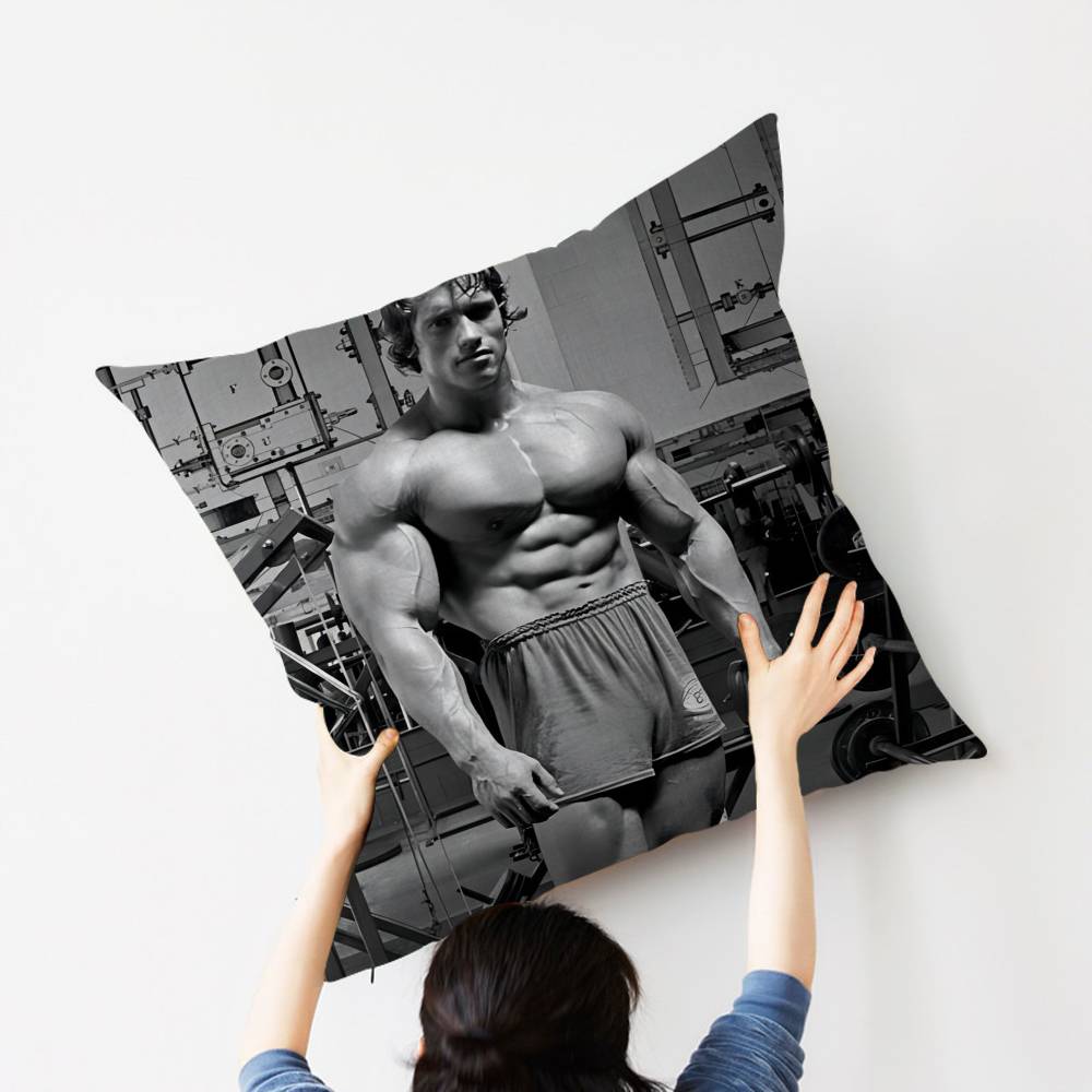 Fitness Motivation Pillow Cover for Bedroom Room and Living Room Sofa Decorative Cushion Cover