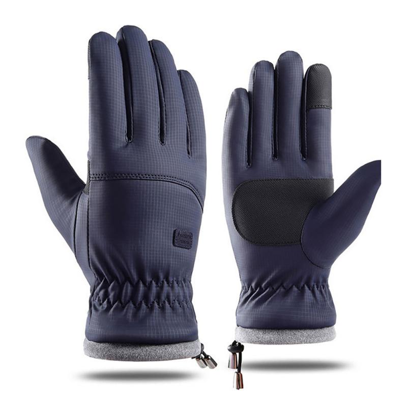 Motorcycle Warm Cycling Gloves Waterproof Windproof Touch-screen Non-slip Electric Bike Riding