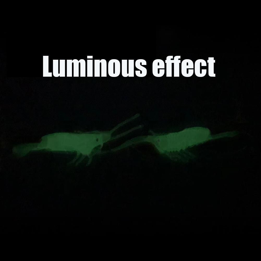 4g Luminous Squid Fishing Lures Jig Hook Artificial Soft Bait Sea Fishing Tackle