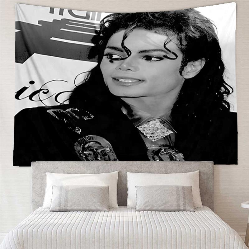 1PC Michael Muisc K-pop Music Group Tapestry Accessories for Bedroom,Livingroom, Dormitory Room Wall Decor Fan Birthday Gifts