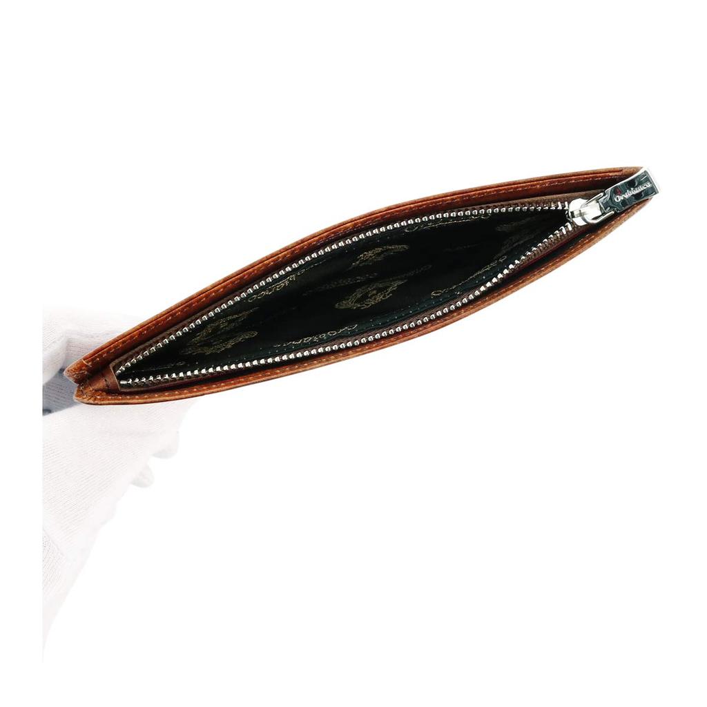 Long Wallet Genuine Leather Patina Patina Made in Japan Billfold Card Case Cowhide Leather Navy [Orobianco] Men's ORS-071609