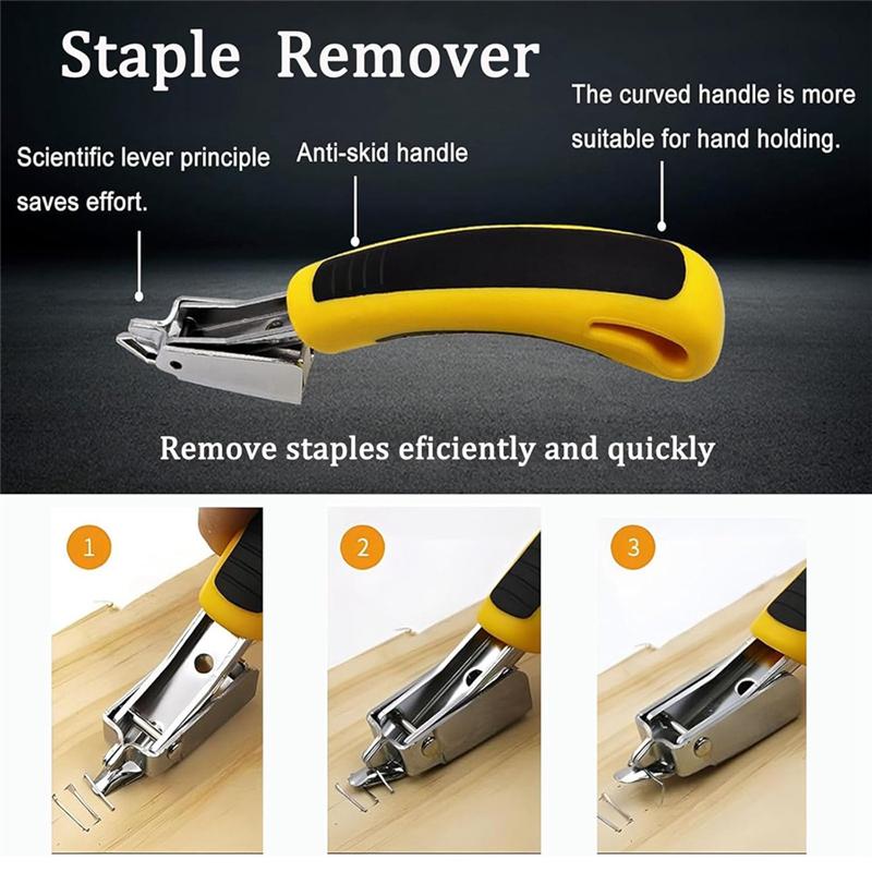 Nail Remover Tool With Staple Puller, Nail Puller Pliers Tack Remover 5Pcs Upholstery Staples Tool For Furniture Projects