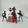 3D Printed Full Body Mechanical Action Figures Multi-Jointed Movable with Accessories Hand Painted Desk Decor Toy