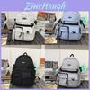 Nylon School Backpack For Teens With Design And Laptop Storage For Campus Use