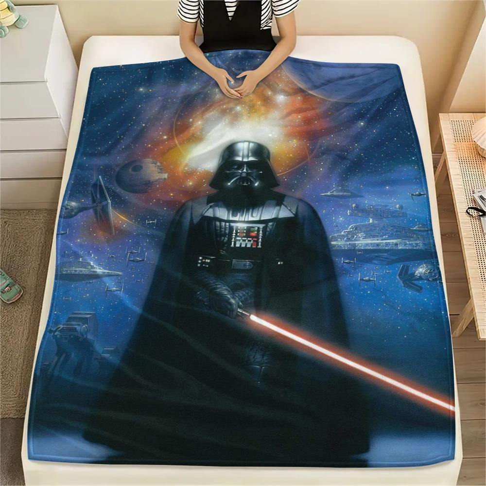 1 Pezzo Coperta in Flanella con Stampa Mandalorian, Alta Qualità, Confortevole per Tutte le Stagioni, Decorazione per la Casa, Calore e Comfort, Perfetta per Regali