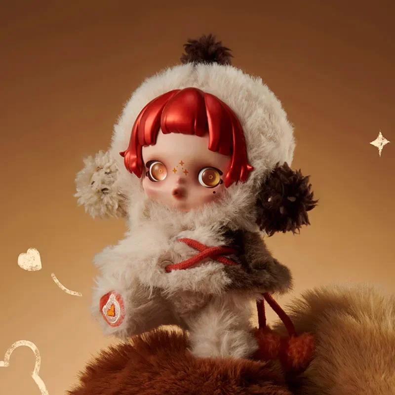 Skullpanda Plush  Toy Stuffed Doll Cute Anime Keychain Bag Pendant Ornaments