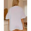 Taglia europea, T-shirt Grafica THE POWERPUFF da Donna, Maglietta Casual a Maniche Corte con Girocollo, Lavabile in Lavatrice