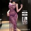 Lianyungang sex underwear pure lace suspender skirt sexy temptation suit pajamas uniform