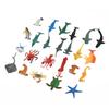 24 Stück/Set Meeresleben Tiere Koralle Oktopus Nautiloidea Krabbe Seestern Ozeane Modell Actionfiguren Pädagogische Sammlung Spielzeug Kind