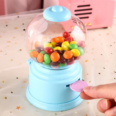 Sweet Candy Machine Toy Piggy Bank Clear Body Fun Kids Snack Dispenser Cute Children Toy Money Box Birthday Gift
