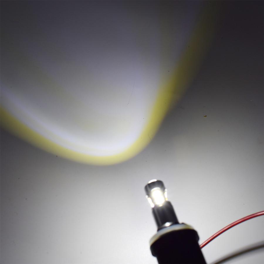 2Pcs Super Bright 881 10W 3030 10SMD 6K LED Decode Front and Rear Fog Light Bulbs