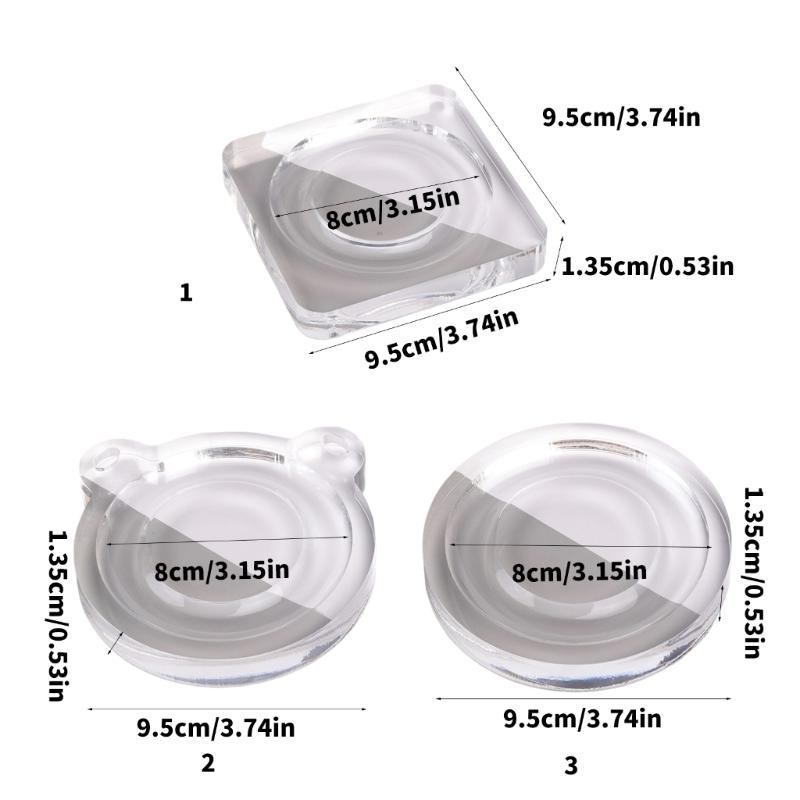 Acrylic Jewelry Display Tray Clear Necklace Organizers Beads Bracelet Tray Jewelry Display Organizers for Jewelry