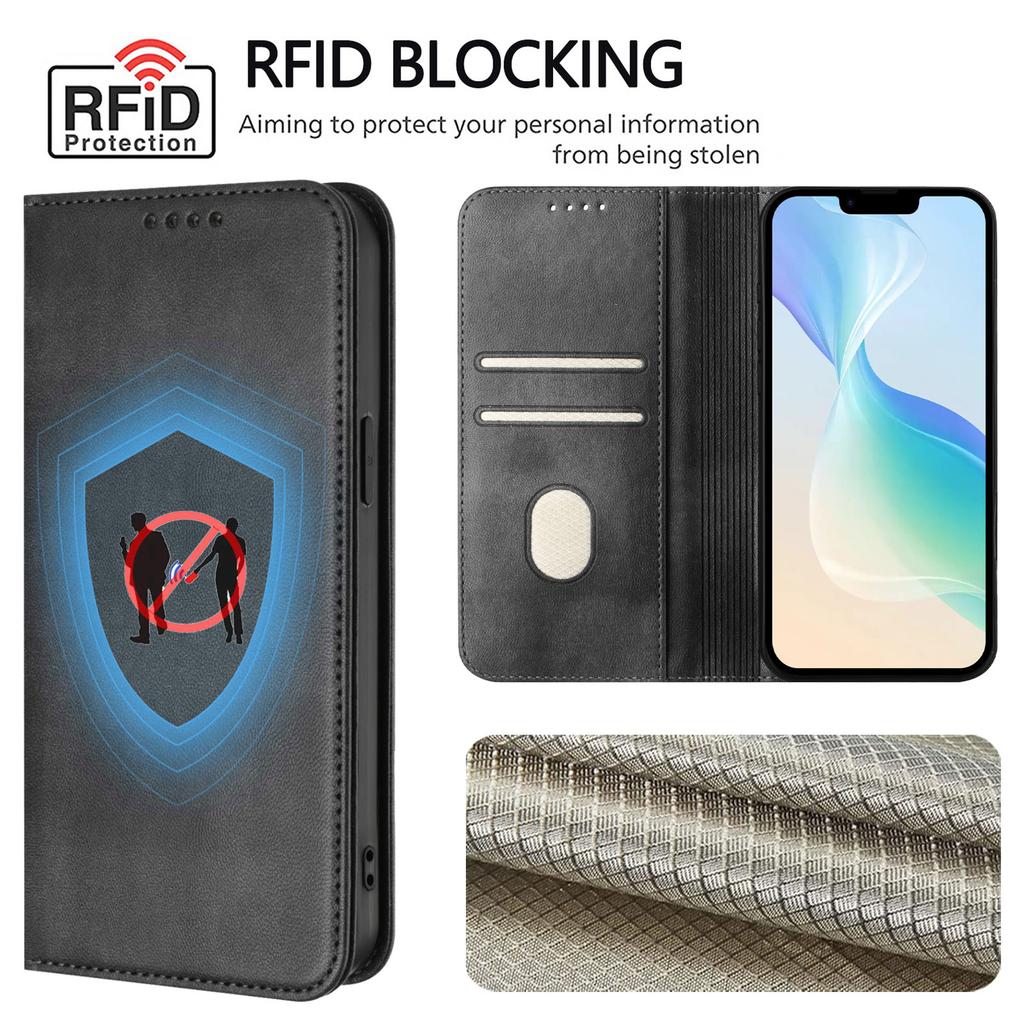 For Oppo Find X8s+ 5G Wallet Cases Retro Texture RFID Blocking Leather Phone Cover