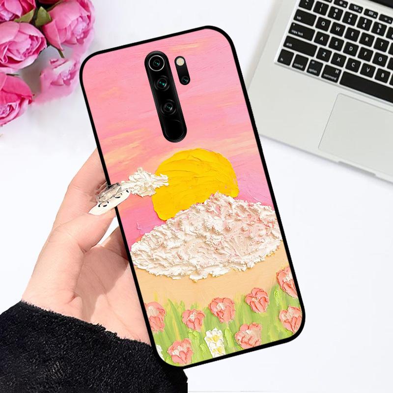 Pro Redmi Note 8 Pro Pouzdro Note 8T Populární Nárazuvzdorné Coque Fundas Chránič Pro Redmi Note8 Měkký Silikonový TPU Nárazník Telefonu Kryt