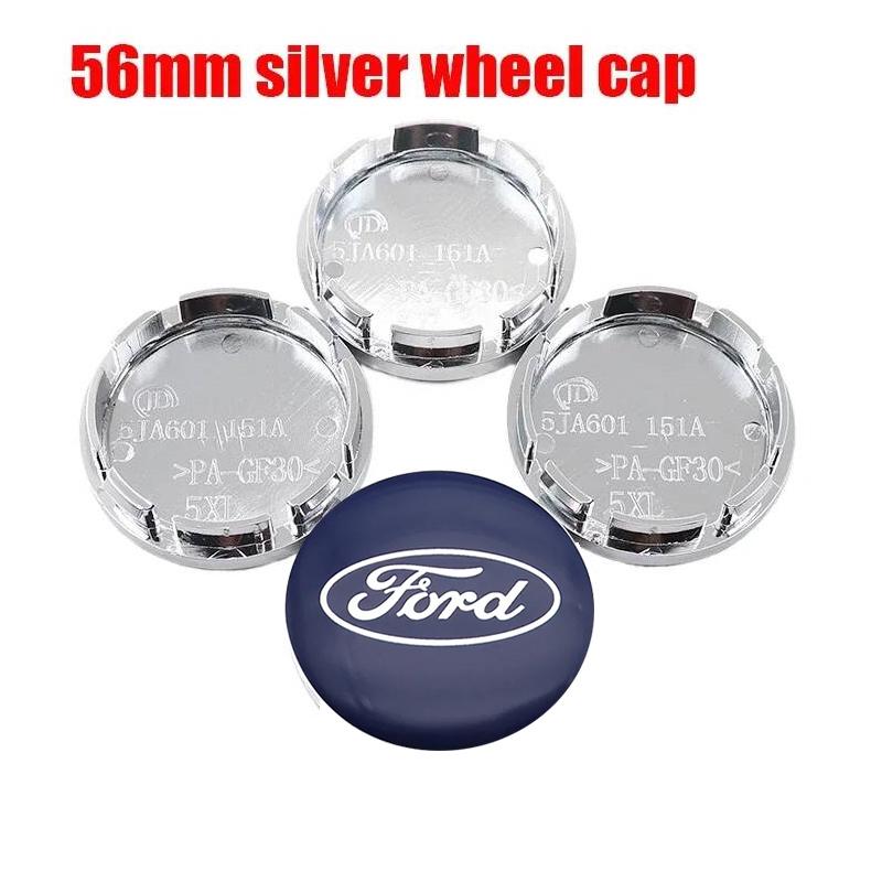4pcs 3D 56mm 60mm 65mm 68mm Ford logo car emblem Wheel Center Hub Cap auto Rim refit dust-proof badge covers sticker accessories