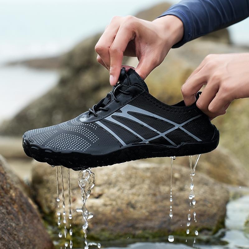 Breathable Aqua Shoes Unisex Quick Drying Lightweight Wading Sneakers Non Slip Soft Sole Water Shoes for Beach Swim Diving Surf