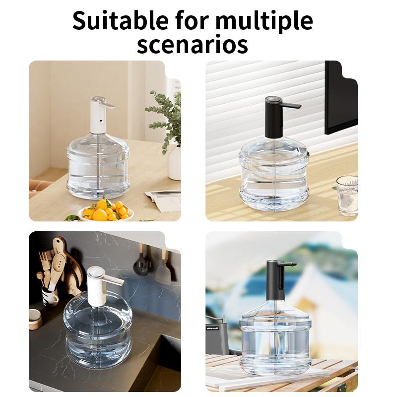 Foldable Water Dispenser Pump Electric Automatic Bucket Pump Type C Charging Long Battery Life for Home Outdoor Use