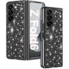 Z Fold 6 Glitter Case for Samsung Galaxy Z Fold6 5G Phone Case for Women Girls, Slim Ultra Thin Matte Back Shockproof Protective Cover for Samsung Z