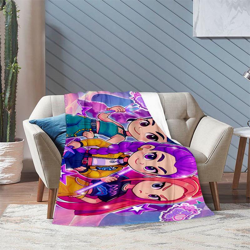 Kpop Demon Hunters Blanket Suitable All Seasons Soft Comfortable Sofa Office Home Blanket Holiday Birthday Gift Blanket Home Decor Camping Trip