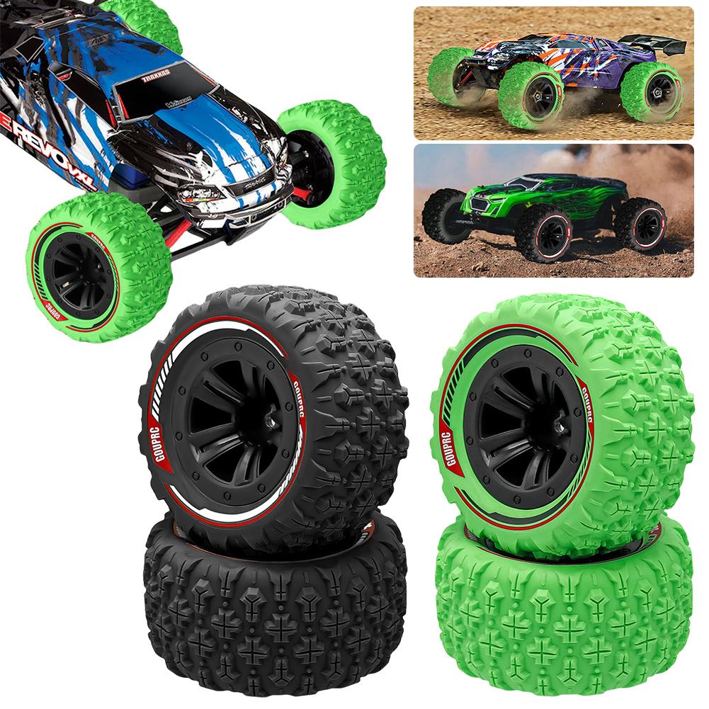 

Wheels Tires Swamp Claw Mud Terrain Tires RC Tires Wheels for 1/14 1/16 RC Car Black