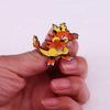 Magmar Anime Lapel Pins Backpack Jeans Enamel Brooch Fashion Jewelry Gifts Games Elf Fiery Dragon Cartoon Badges