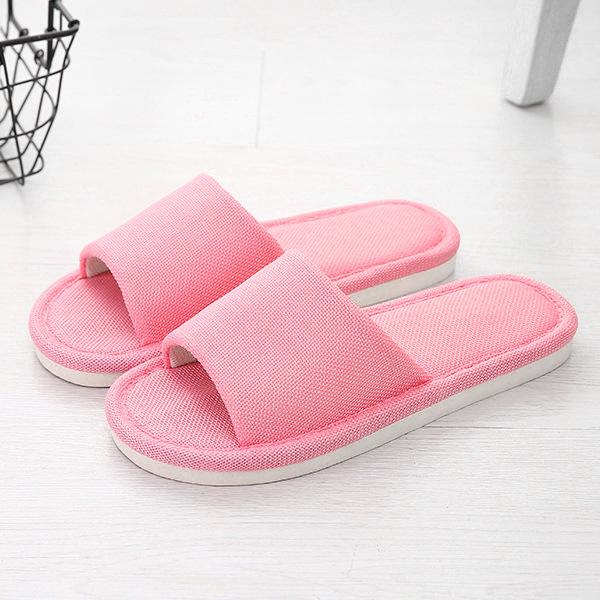 Women's Cotton and Linen Slippers - Spring/Autumn Indoor, Anti-Slip, Unisex