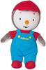 Lot vaisselle - FUN HOUSE - T'CHOUPI - 2 assiettes creuses Ø 16 cm, boîte à goûter, gourde paille et peluche 18 cm