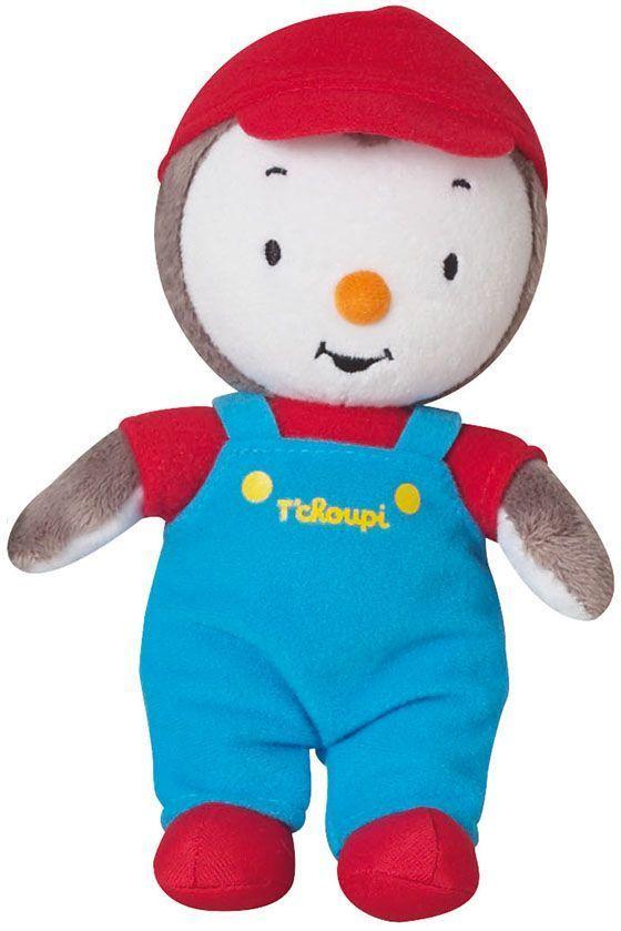 Lot vaisselle - FUN HOUSE - T'CHOUPI - 2 assiettes creuses Ø 16 cm, boîte à goûter, gourde paille et peluche 18 cm