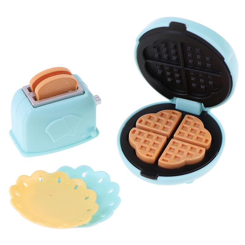 1/12 Dollhouse Miniature Diy Kitchen Set Bread Machine Blender Electronic Scales