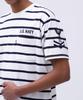 AVIREX NAVAL POCKET T-SHIRT Navy Border L 783-5934011
