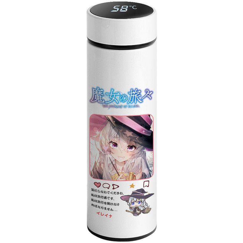 Elaina Smart Thermos Cup Witch Trip Fran Surrounding Water Cup Two-dimensional Anime Personality Display Temperature