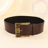Vintage Maillard Stijl Brede Versie Riem Dames Taille en Dunne Bijpassende Rok