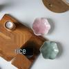 Starry Sky Blue Japanese Ceramic Floral Dipping Dish